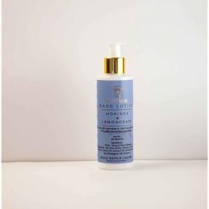 hathor organics natural hand lotion infused with moringa oil and lemongrass 9999